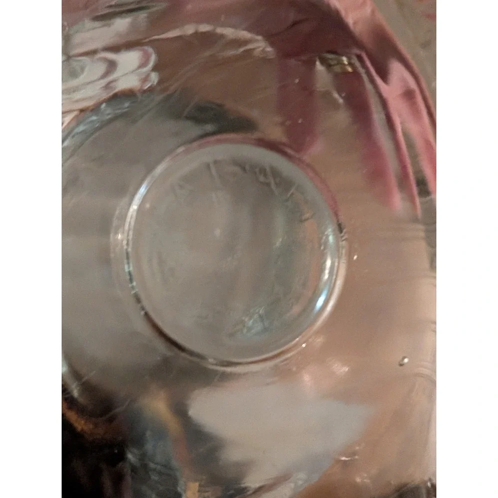Antique Glass Jar Canister w/ Tin Lid & Scoop & Wire Stand Sellers Hoosier  S